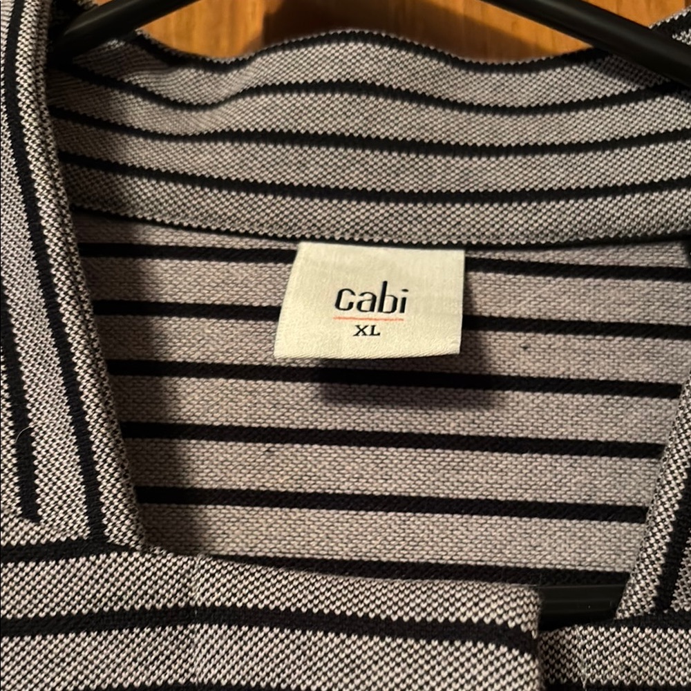 CAbi Grey and Navy Blazer